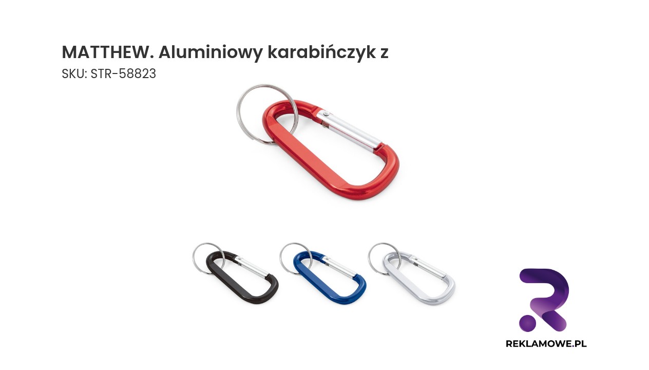 MATTHEW Aluminiowy karabińczyk