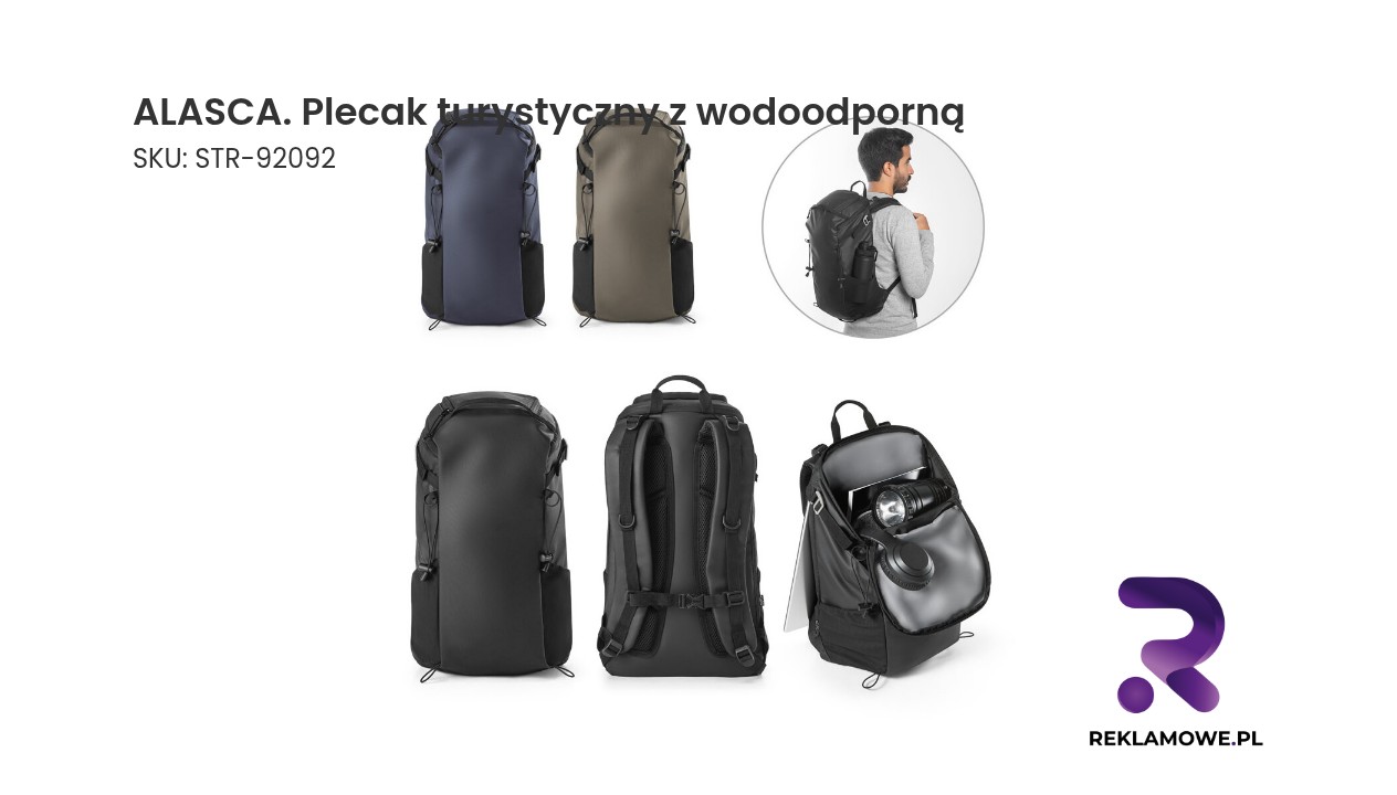 ALASCA. Plecak turystyczny z wodoodporną powłoką ALASCA wodoodporny plecak turystyczny