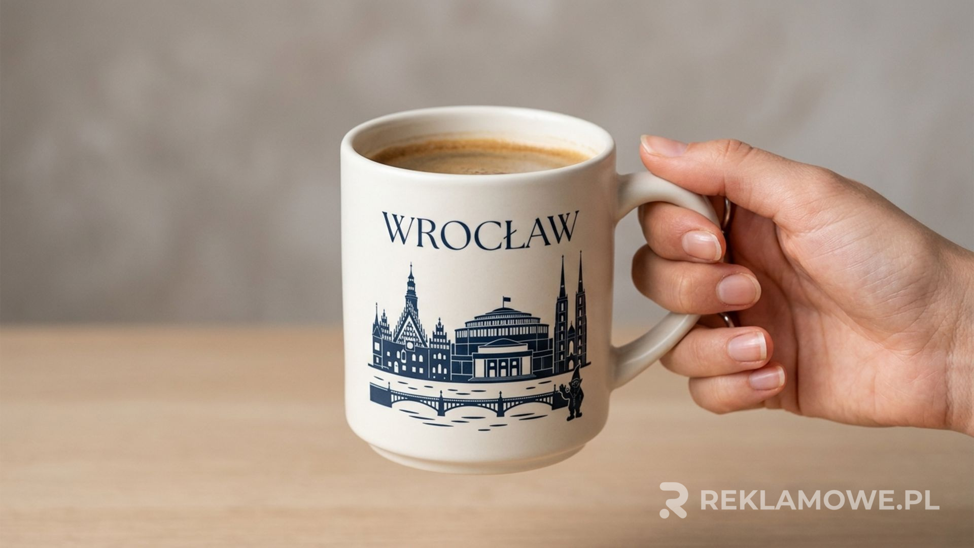 Gadżet reklamowy premium we Wrocławiu symbolizujący wysoką jakość materiałów promocyjnych