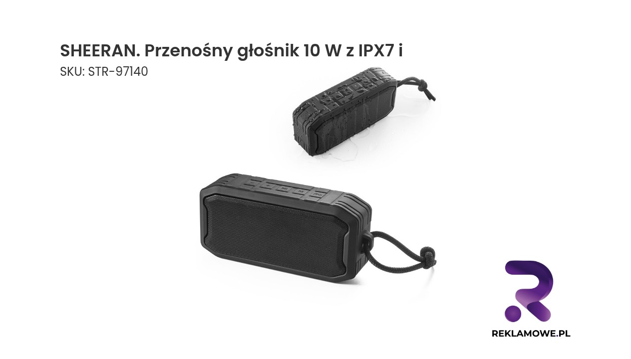 SHEERAN przenośny głośnik 10 W z wodoodpornością IPX7