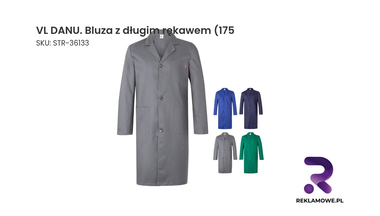 VL DANU. Bluza z długim rękawem (175 g/m²), z bawełny twill (35%) i poliestru (65%) VL DANU bluza z długim rękawem 175 – zdjęcie produktu