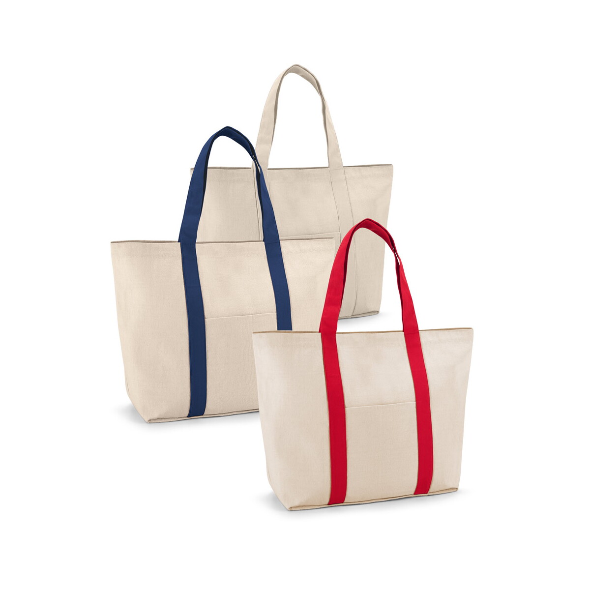 VILLE. Płócienna torba 100% bawełna z przednią i wewnętrzną kieszenią (280 g/m²) 92824_set