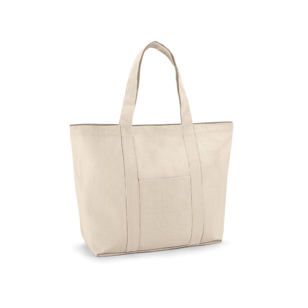 VILLE. Płócienna torba 100% bawełna z przednią i wewnętrzną kieszenią (280 g/m²) 92824_set